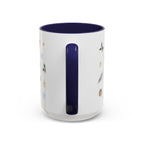 Seattle Christmas Mug | Watercolor Travel Souvenir | Holiday Gift | Accent Ceramic Coffee Cup 11oz 15oz