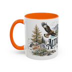 Altai Mountains Mug, Mongolia Travel Souvenir, Bucket List Gift, Accent Ceramic Coffee Mug 11oz 15oz