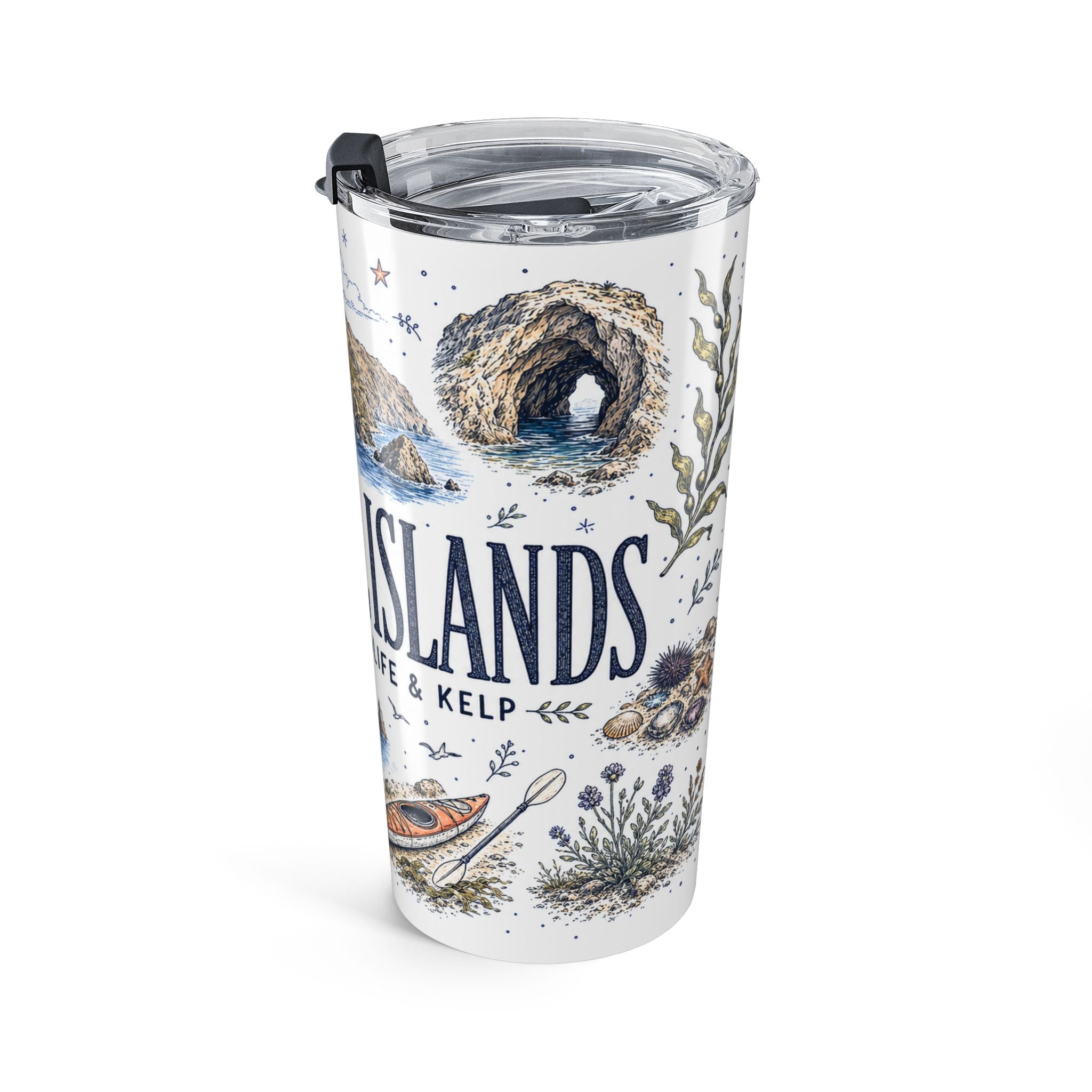 Channel Islands National Park 20oz Tumbler | California Island Wildlife Marine Gift | Insulated Stainless Steel Travel Cup