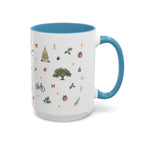 Austin Christmas Mug | Watercolor Travel Souvenir | Holiday Gift | Accent Ceramic Coffee Cup 11oz 15oz