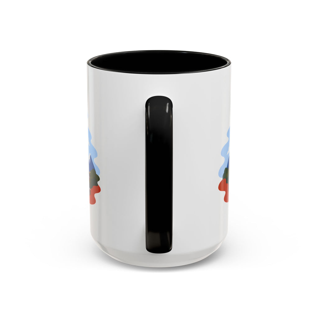 Lofoten Islands Coffee Mug | Travel Destination Souvenir Gift | Accent Color Ceramic 11oz 15oz
