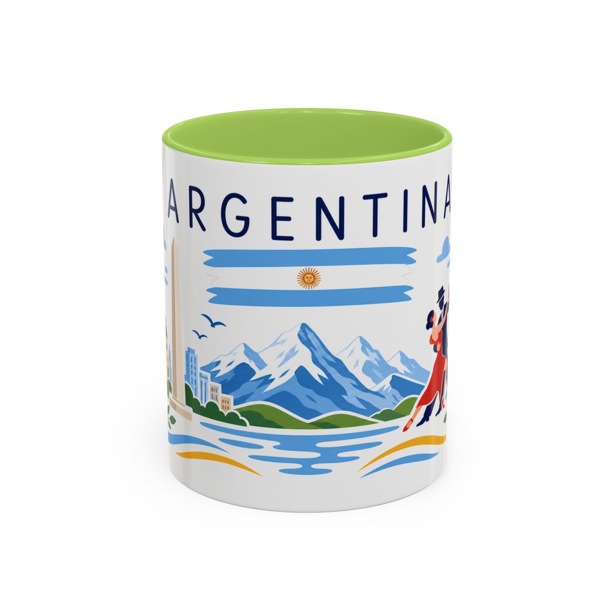 Argentina Coffee Mug | Travel Souvenir Accent Mug | Country Gift Ceramic Cup 11oz 15oz