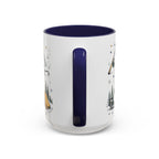 Dad The Legend Coffee Mug | Father's Day Gift for Dad | Accent Color Ceramic 11oz 15oz