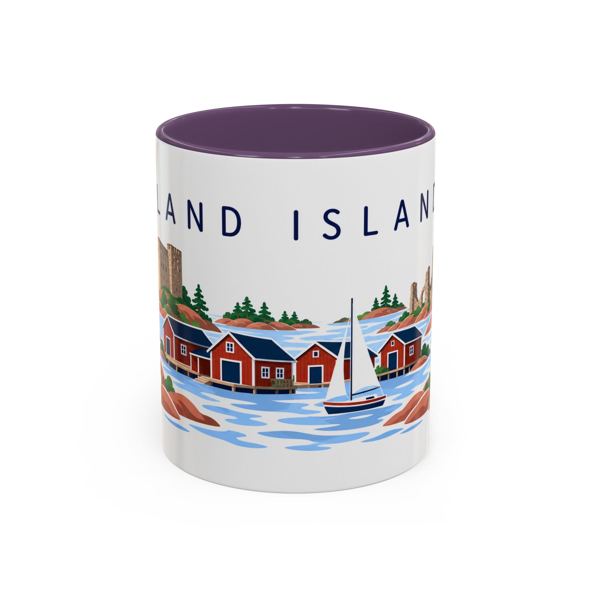 Åland Islands Coffee Mug | Travel Souvenir Accent Mug | Country Gift Ceramic Cup 11oz 15oz