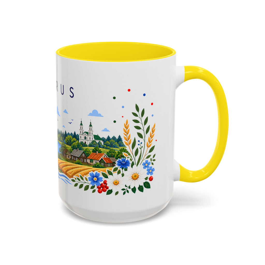 Belarus Coffee Mug | Travel Souvenir Accent Mug | Place Gift Ceramic Cup 11oz 15oz