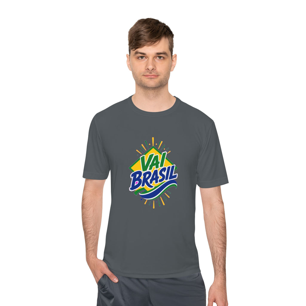 Brazil Soccer T Shirt, Vai Brasil Tee, World Football Fan Shirt, Moisture Wicking Sport Tee