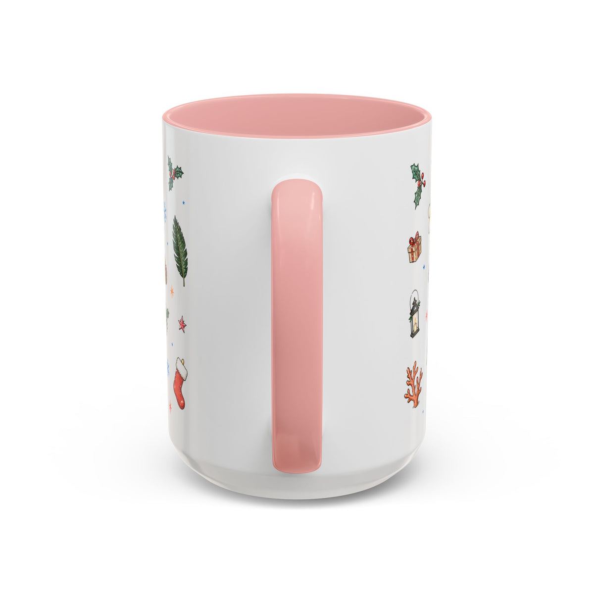 Honolulu Christmas Mug | Watercolor City Souvenir | Ceramic Coffee Cup (11oz 15oz)