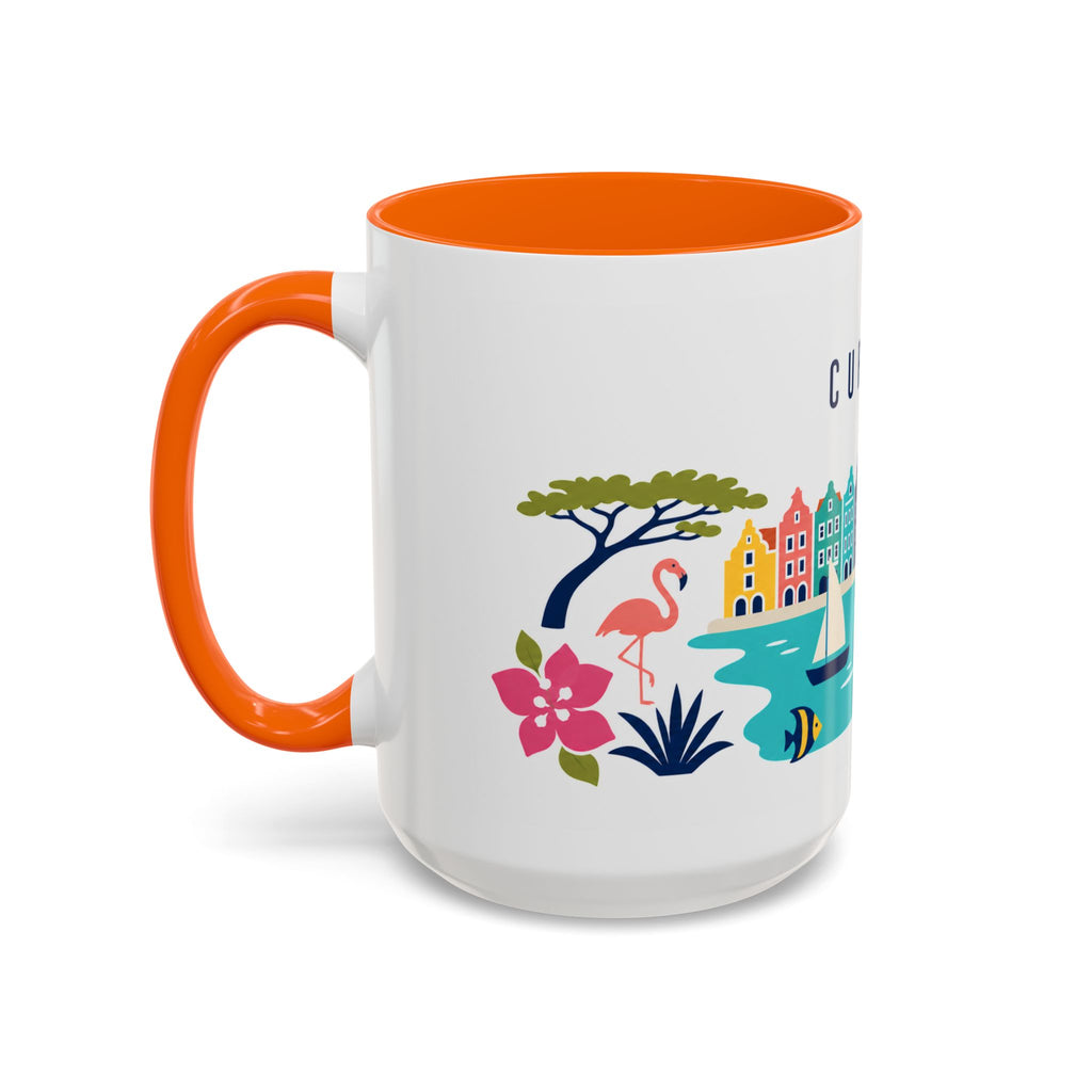 Curaçao Coffee Mug | Travel Souvenir Accent Mug | Country Gift Ceramic Cup 11oz 15oz