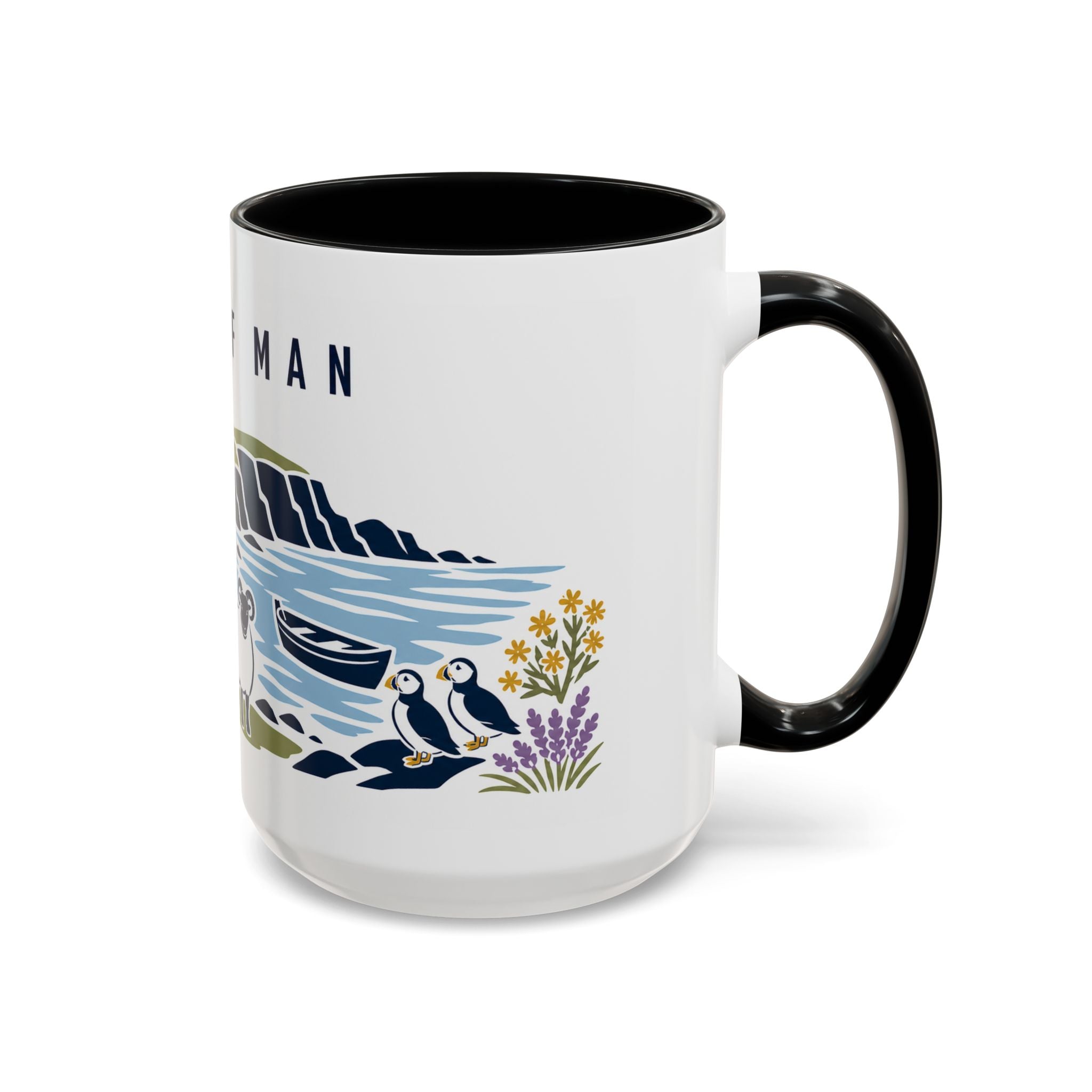 Isle of Man Coffee Mug | Travel Souvenir Accent Mug | Country Gift Ceramic Cup 11oz 15oz