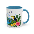 Costa Rica Coffee Mug | Travel Souvenir Accent Mug | Place Gift Ceramic Cup 11oz 15oz