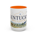 Kentucky Home State Mug | Moving Away Gift | Long Distance Friendship Coffee Cup | 11oz 15oz Accent Mug