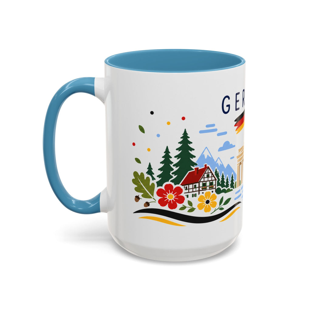 Germany Coffee Mug | Travel Souvenir Accent Mug | Country Gift Ceramic Cup 11oz 15oz