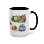 Providence Illustrated Travel Mug | City Souvenir Accent Coffee Mug | 11oz 15oz Ceramic Cup
