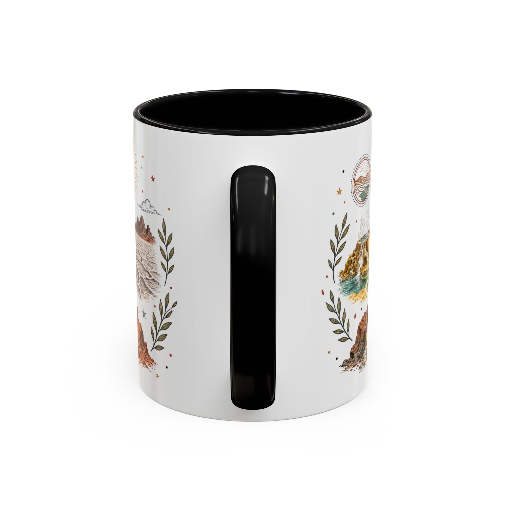 Danakil Depression Mug, Ethiopia Travel Souvenir, Bucket List Gift, Accent Ceramic Coffee Mug 11oz 15oz