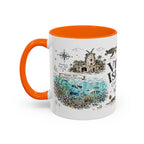 Virgin Islands National Park Coffee Mug | Caribbean Beach Snorkeling Reef Gift | Accent Color Ceramic 11oz 15oz