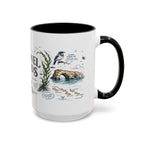 Channel Islands National Park Coffee Mug | California Island Wildlife Marine Gift | Accent Color Ceramic 11oz 15oz