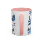 Great White North Coffee Mug | Canadian Pride Gift | Accent Color Ceramic 11oz 15oz