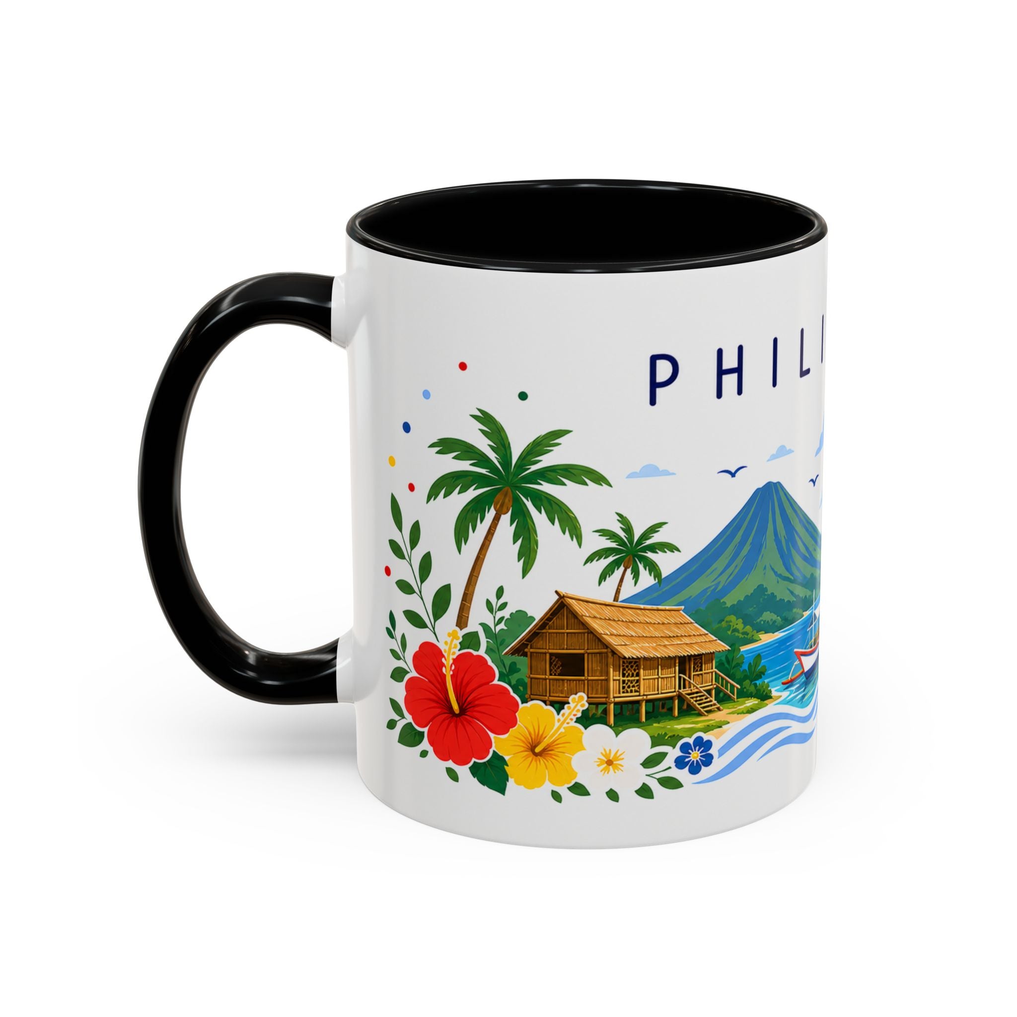 Philippines Coffee Mug | Travel Souvenir Accent Mug | Place Gift Ceramic Cup 11oz 15oz