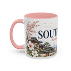 South Korea Home Country Mug | Moving Away Gift | Long Distance Friendship | 11 oz 15 oz Accent Mug