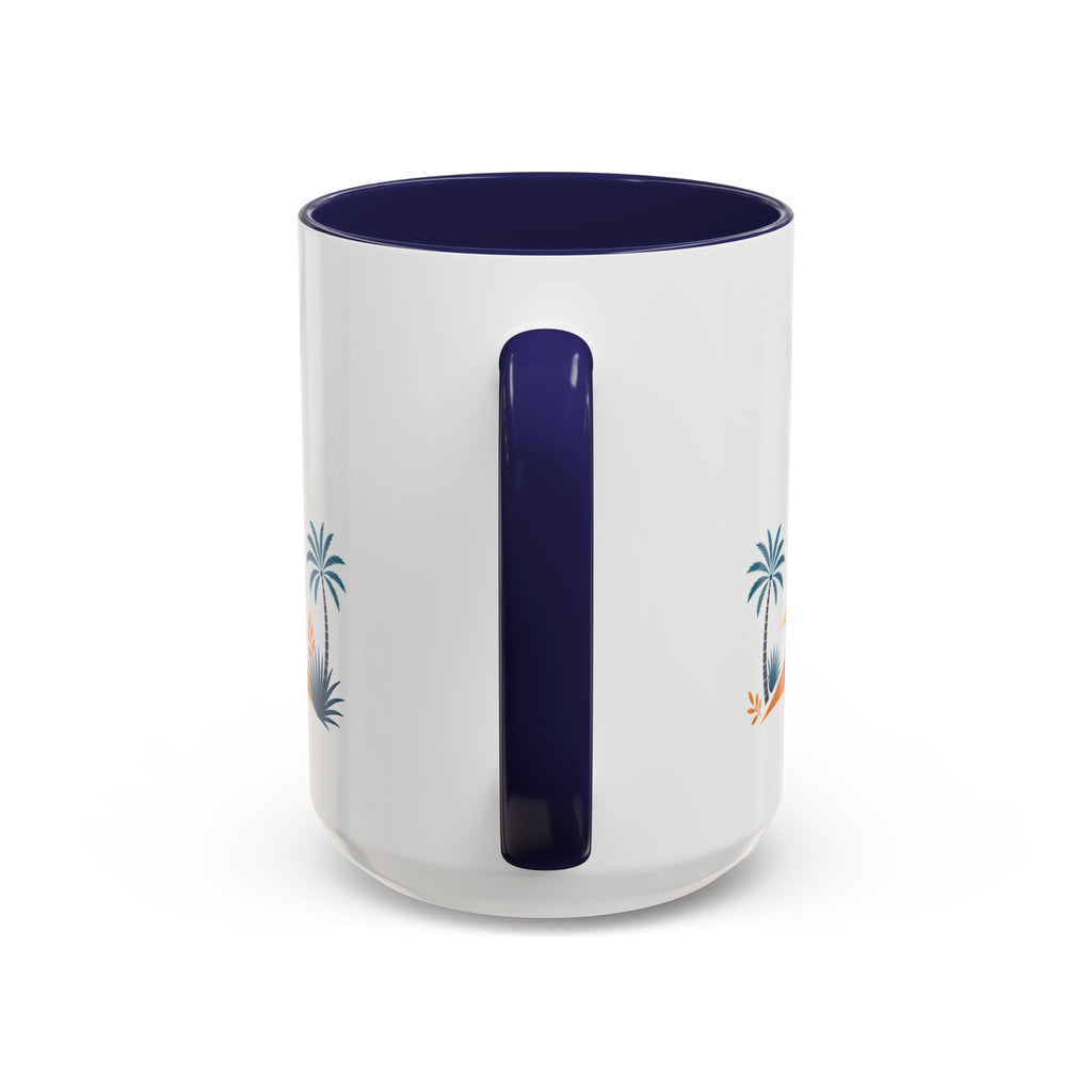 Doha Coffee Mug | Qatar Travel Souvenir | Porcelain Decal City Gift | 11oz 15oz Accent Mug