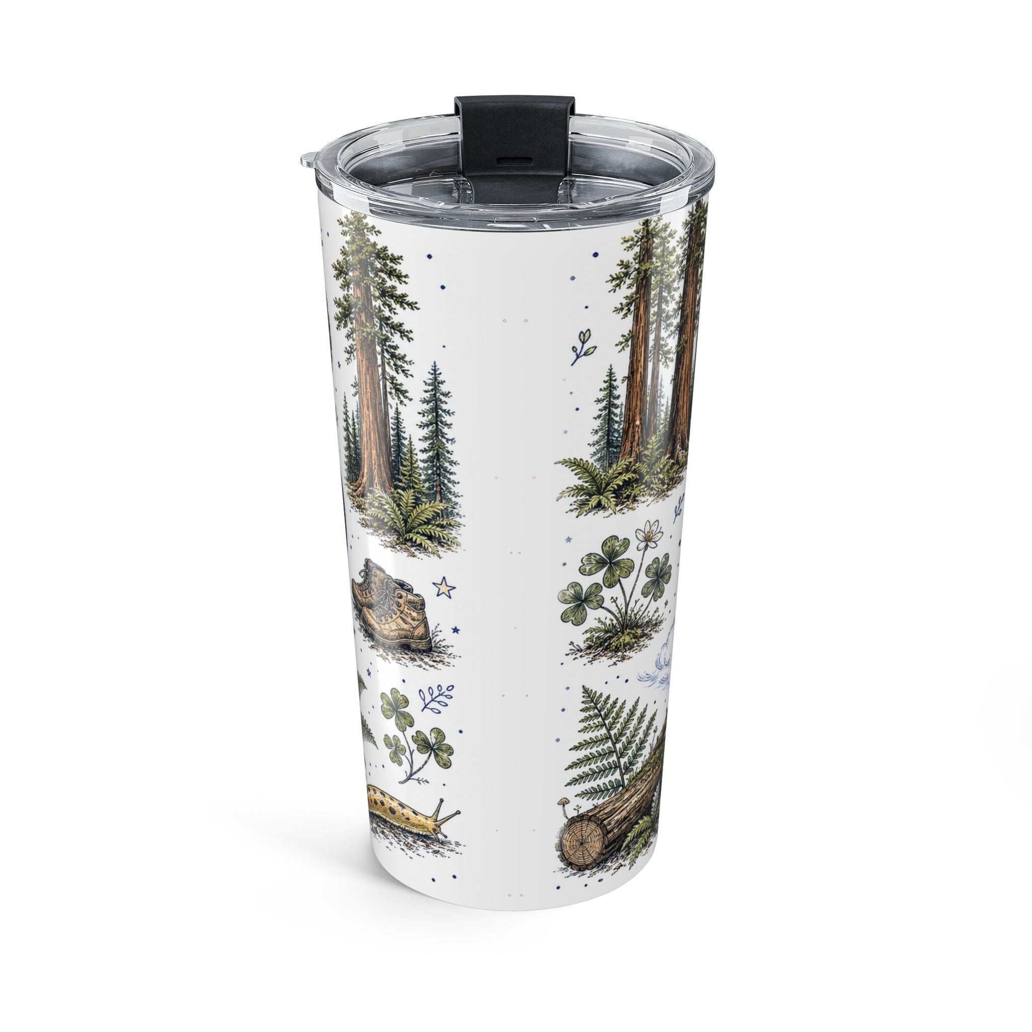 Redwood National Park 20oz Tumbler | California Coastal Forest Hiking Gift | Insulated Stainless Steel Travel Cup