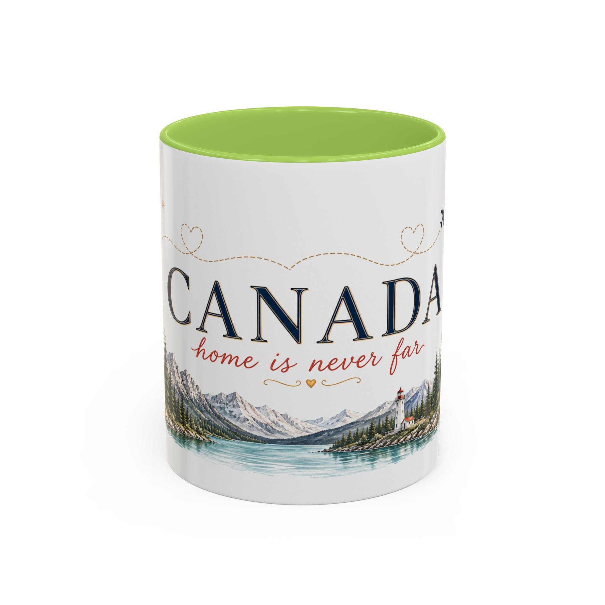Canada Home Country Mug | Moving Away Gift | Long Distance Friendship | 11 oz 15 oz Accent Mug