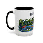 French Guiana Coffee Mug | Travel Souvenir Accent Mug | Country Gift Ceramic Cup 11oz 15oz