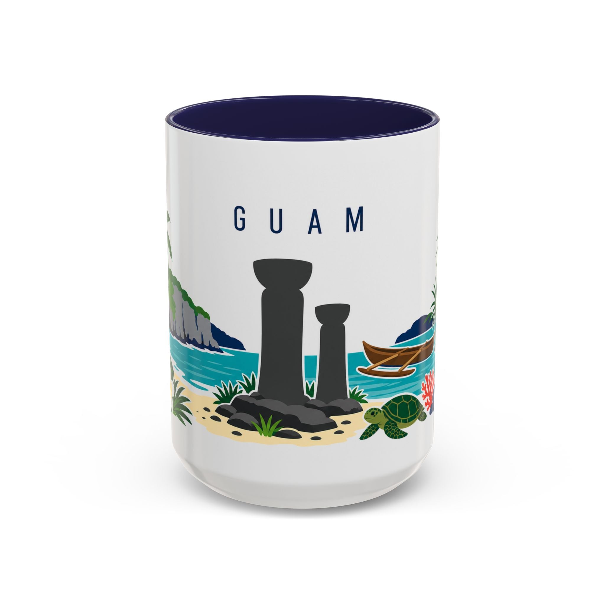 Guam Coffee Mug | Travel Souvenir Accent Mug | Country Gift Ceramic Cup 11oz 15oz