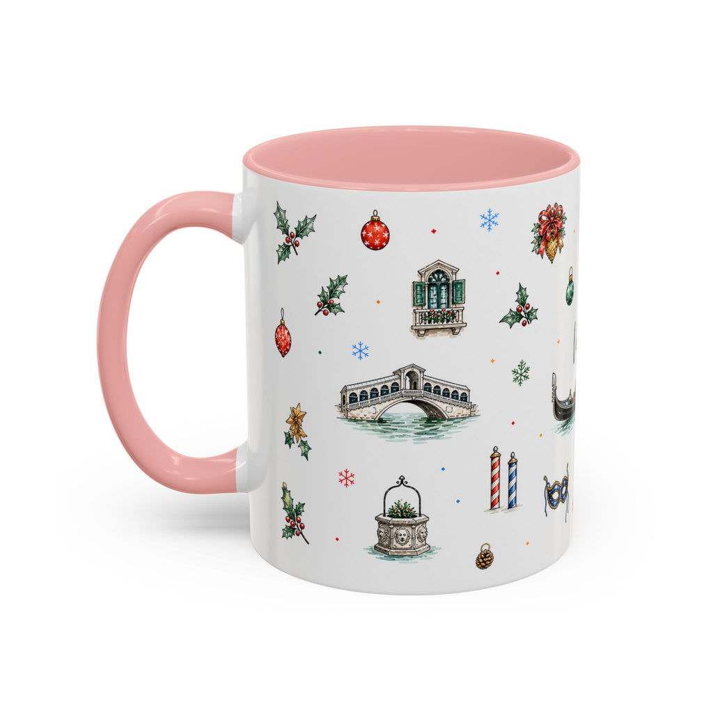 Venice Christmas Mug | Watercolor City Souvenir, Travel Memory Cup