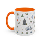 Amsterdam Christmas Watercolor Mug | Festive City Souvenir Coffee Cup