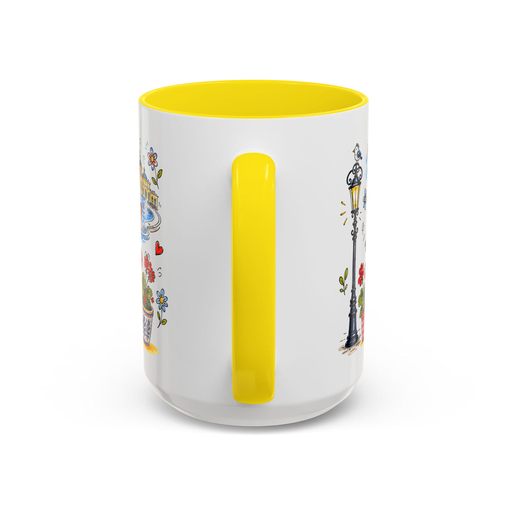 Budapest Travel Mug | European City Souvenir Accent Coffee Mug | 11oz 15oz Ceramic Cup