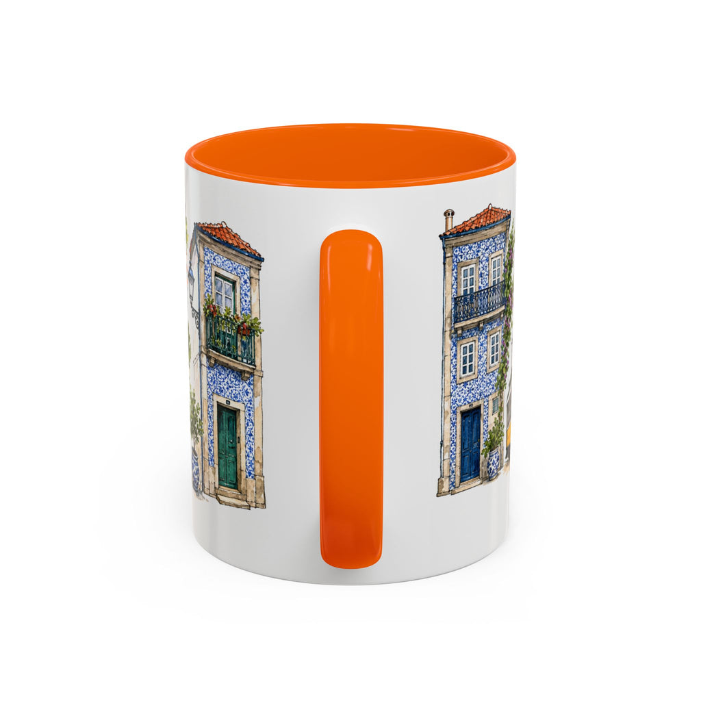 Porto Illustrated Travel Mug | City Souvenir Accent Coffee Mug | 11oz 15oz Ceramic Cup