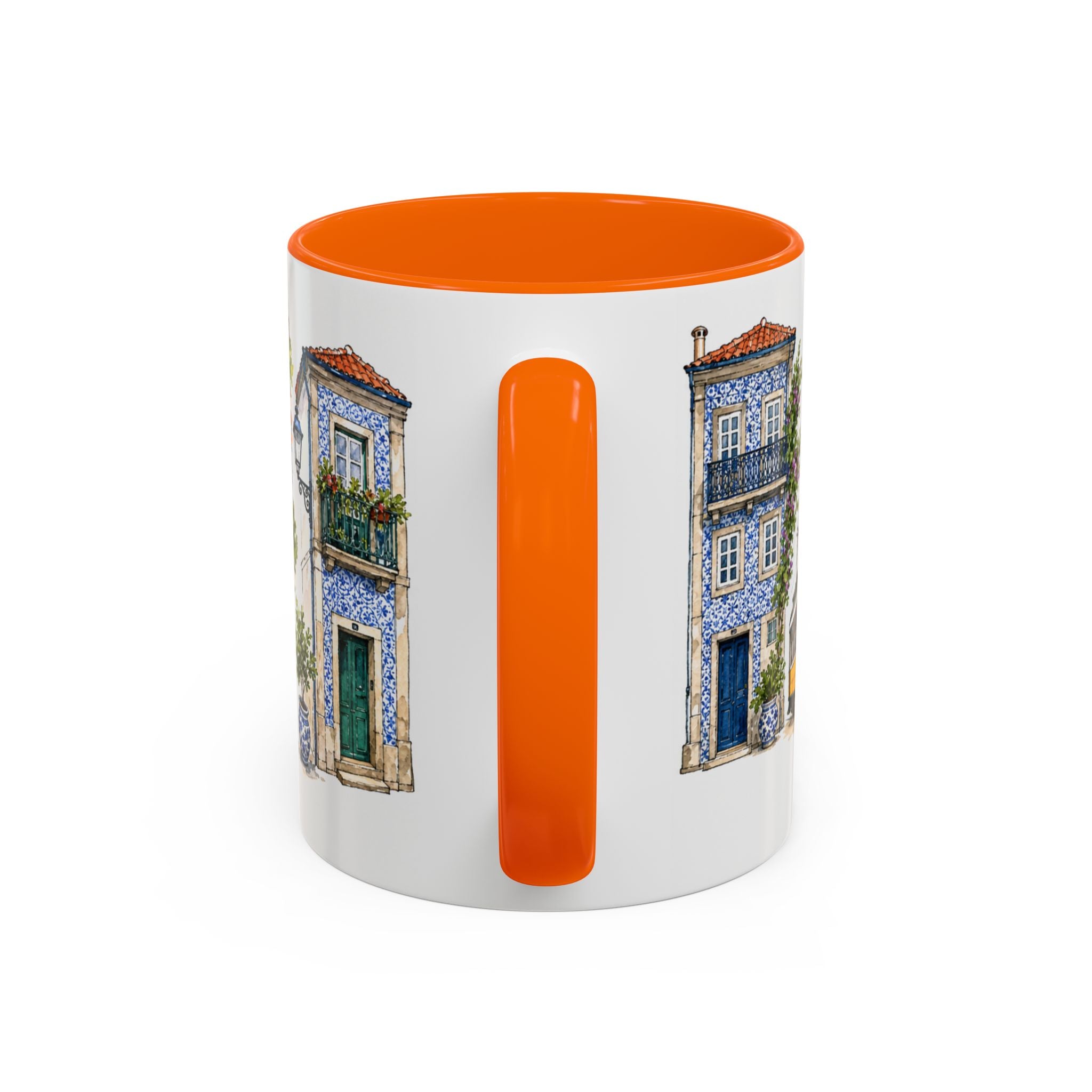 Porto Illustrated Travel Mug | City Souvenir Accent Coffee Mug | 11oz 15oz Ceramic Cup