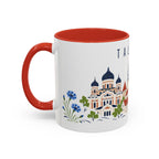 Tallinn Coffee Mug | Estonia Travel Souvenir | Porcelain Decal City Gift | 11oz 15oz Accent Mug