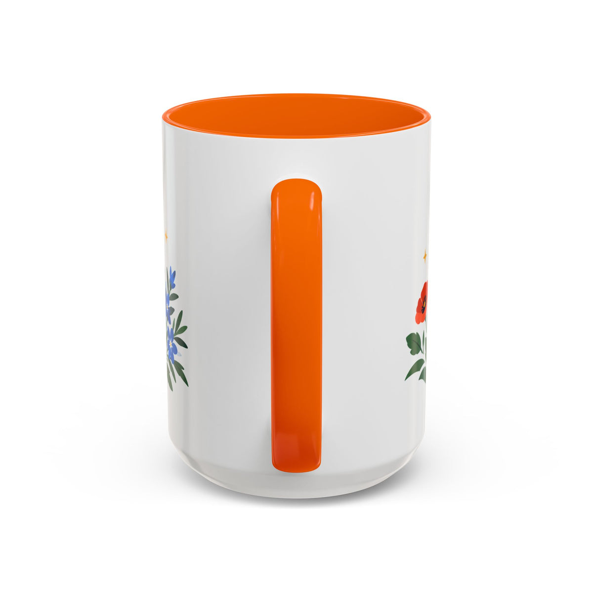 Aries Zodiac Coffee Mug | Ram and Floral Design | Astrology Birthday Gift | 11 oz 15 oz Ceramic Accent Mug