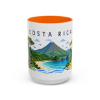 Costa Rica Coffee Mug | Travel Souvenir Accent Mug | Place Gift Ceramic Cup 11oz 15oz