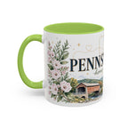 Pennsylvania Home State Mug | Moving Away Gift | Long Distance Friendship Coffee Cup | 11oz 15oz Accent Mug