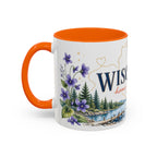 Wisconsin Home State Mug | Moving Away Gift | Long Distance Friendship Coffee Cup | 11oz 15oz Accent Mug