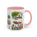Seville Illustrated Travel Mug | City Souvenir Accent Coffee Mug | 11oz 15oz Ceramic Cup