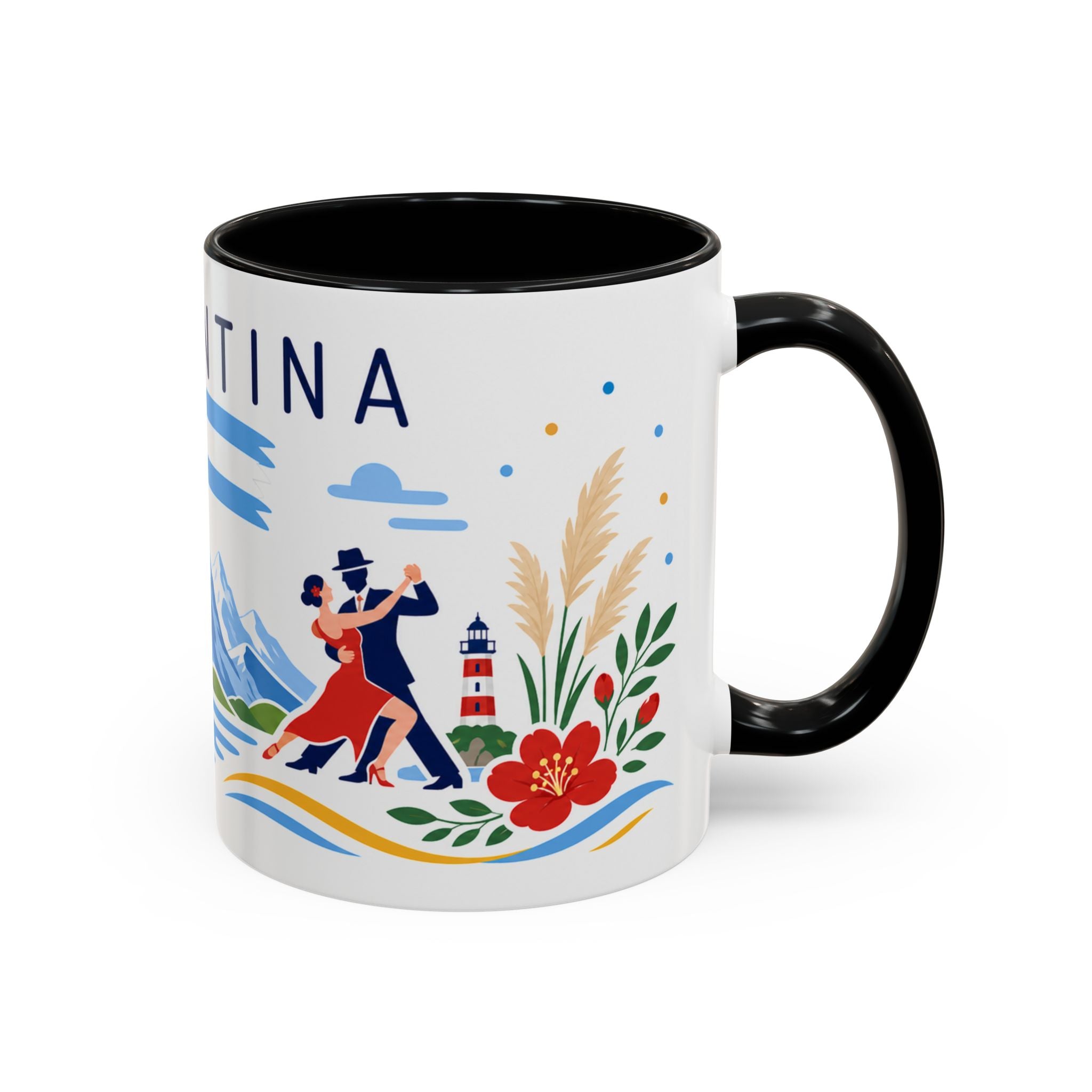 Argentina Coffee Mug | Travel Souvenir Accent Mug | Country Gift Ceramic Cup 11oz 15oz
