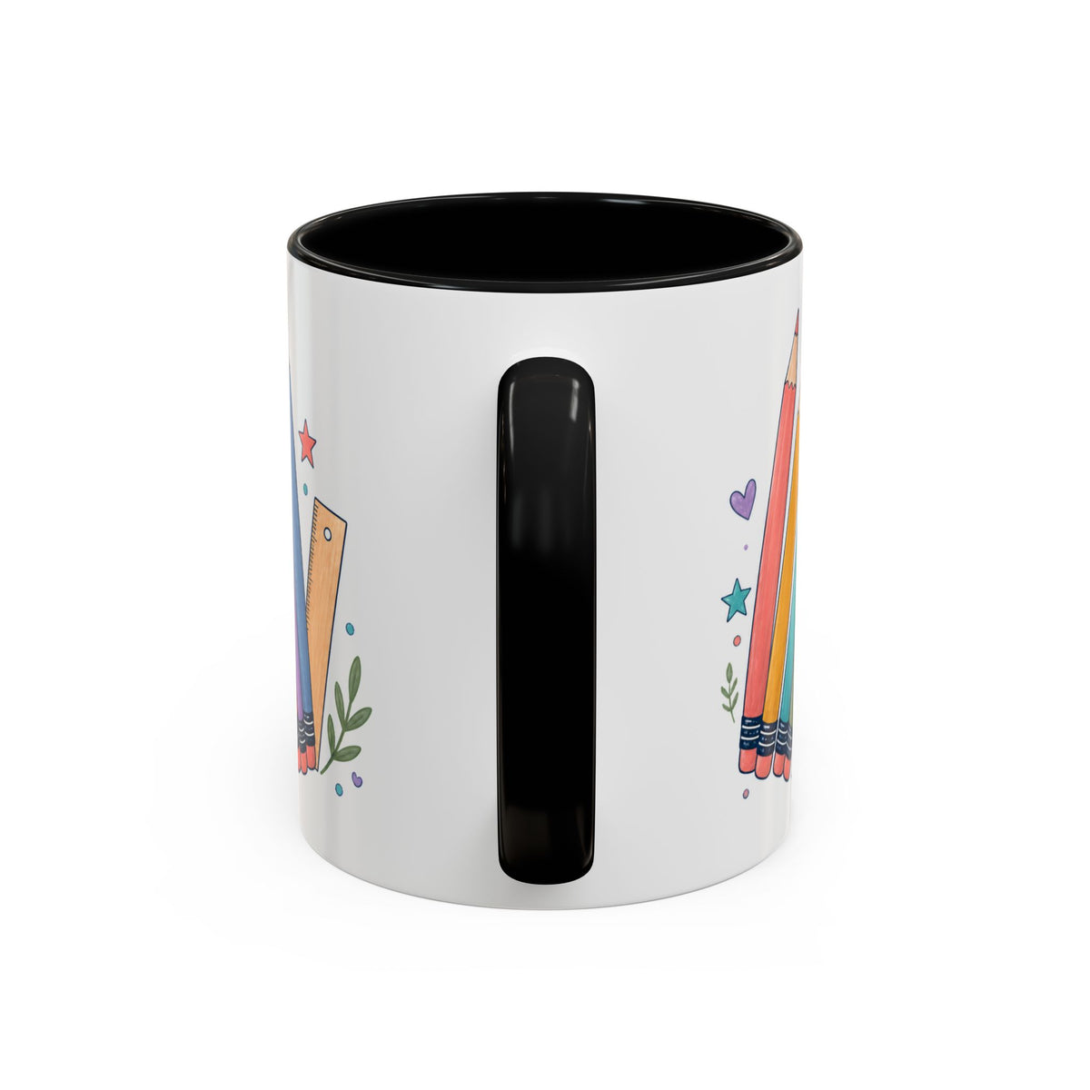 Personalized First Year Teacher Mug | Custom Name Pencil Coffee Cup