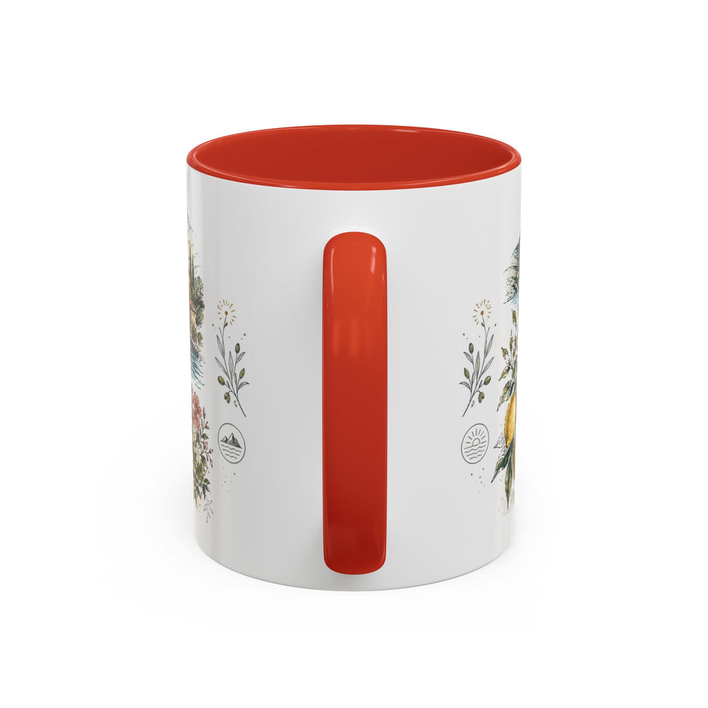 Lake Garda Mug, Italy Travel Souvenir, Bucket List Gift, Accent Ceramic Coffee Mug 11oz 15oz
