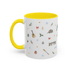 Austin Christmas Mug | Watercolor Travel Souvenir | Holiday Gift | Accent Ceramic Coffee Cup 11oz 15oz