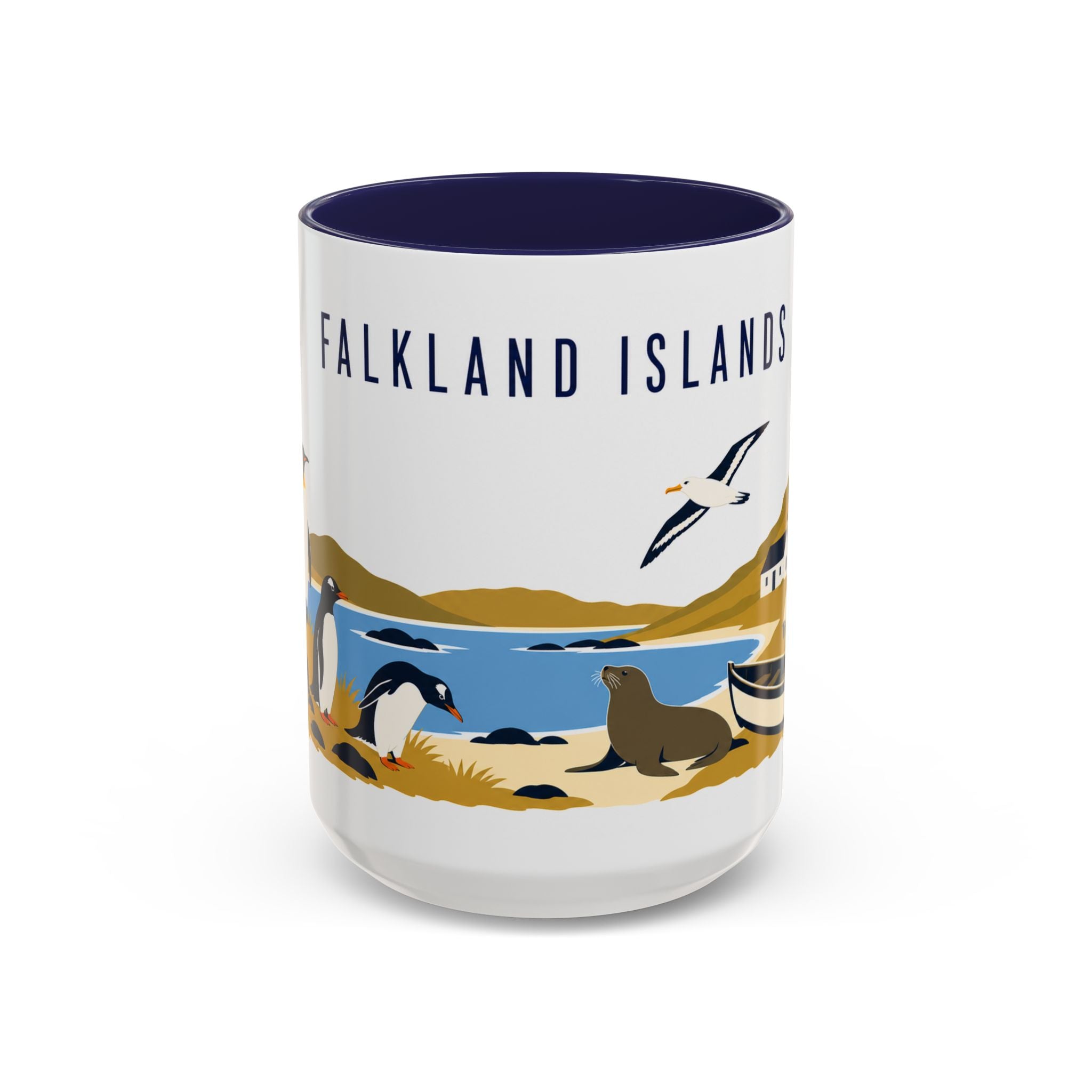 Falkland Islands Coffee Mug | Travel Souvenir Accent Mug | Country Gift Ceramic Cup 11oz 15oz