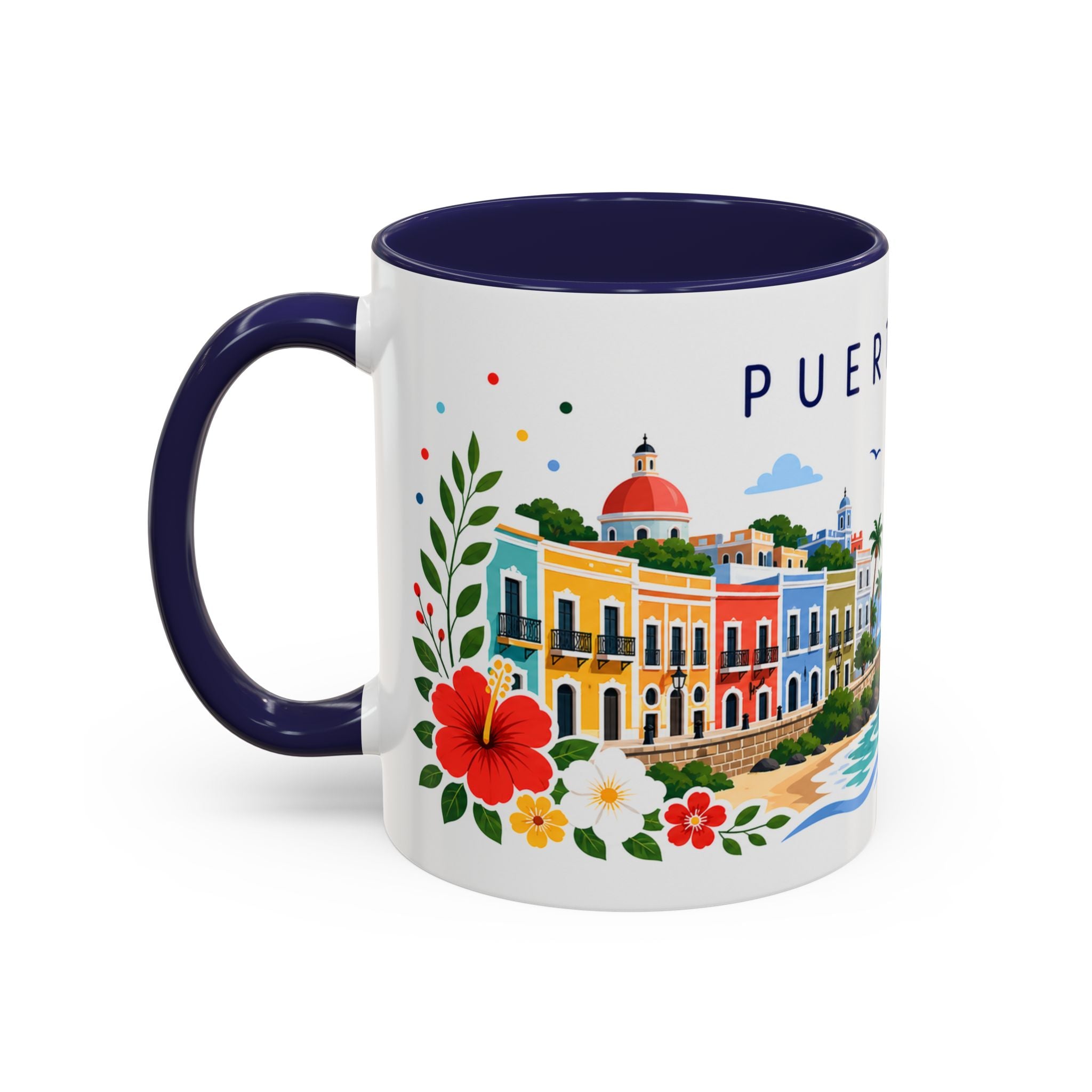Puerto Rico Coffee Mug | Travel Souvenir Accent Mug | Place Gift Ceramic Cup 11oz 15oz