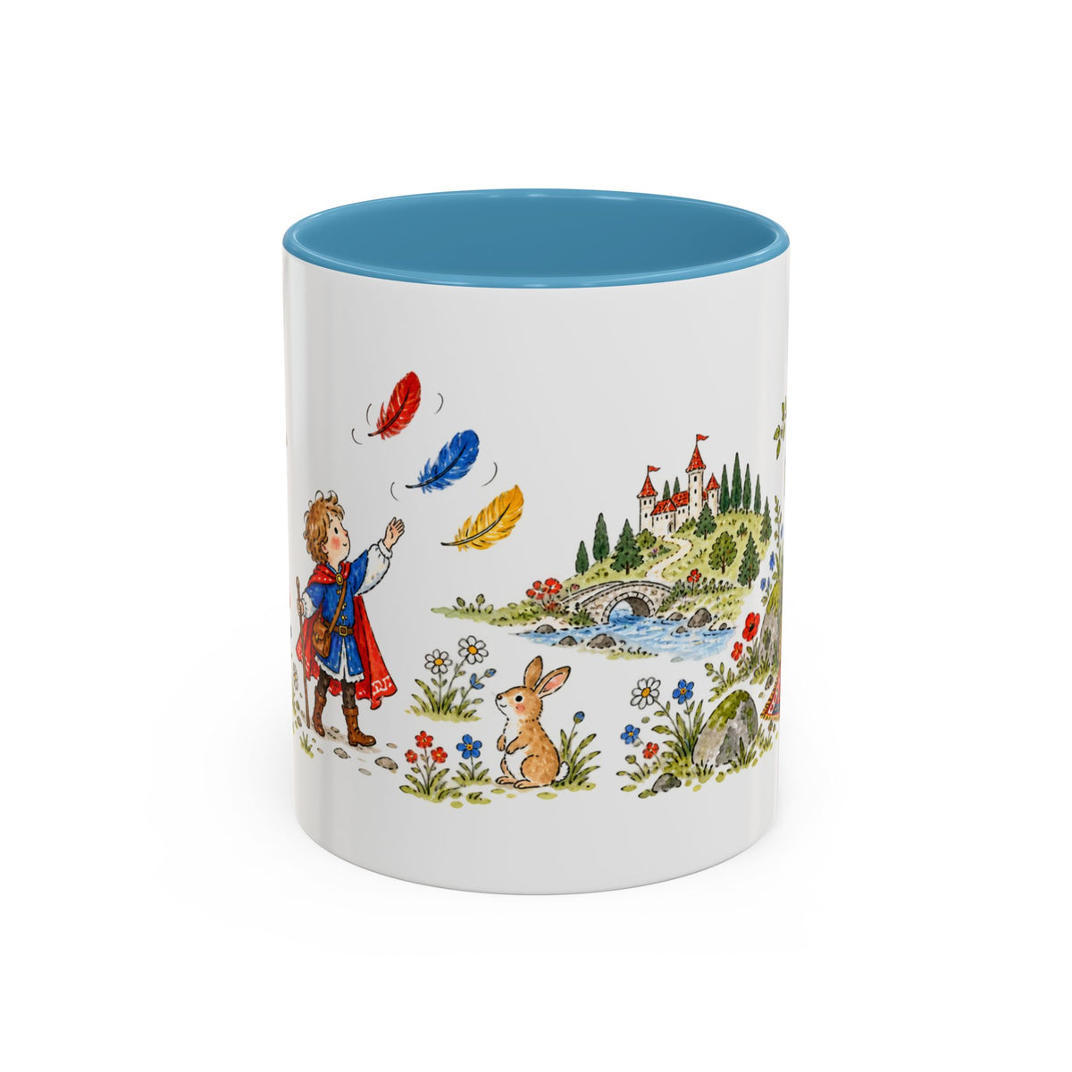 The Three Feathers Mug | Storybook Fairy Tale Accent Coffee Mug | EveryLegend