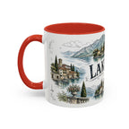 Lake Como Mug, Italy Travel Souvenir, Bucket List Gift, Accent Ceramic Coffee Mug 11oz 15oz