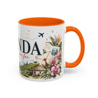 Uganda Home Country Mug | Moving Away Gift | Long Distance Friendship | 11 oz 15 oz Accent Mug