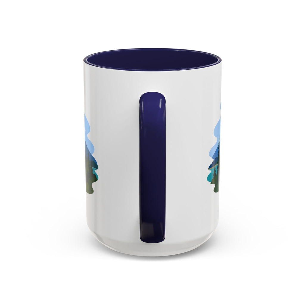 Lake Clark National Park Coffee Mug | Solid Color Block Park Souvenir | 11oz 15oz Accent Mug