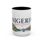 Nigeria Home Country Mug | Moving Away Gift | Long Distance Friendship | 11 oz 15 oz Accent Mug